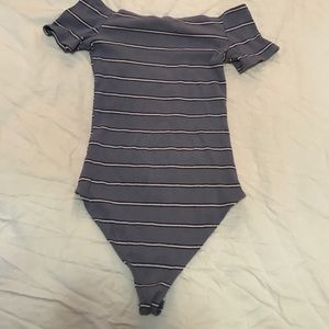 Off-shoulder bodysuit